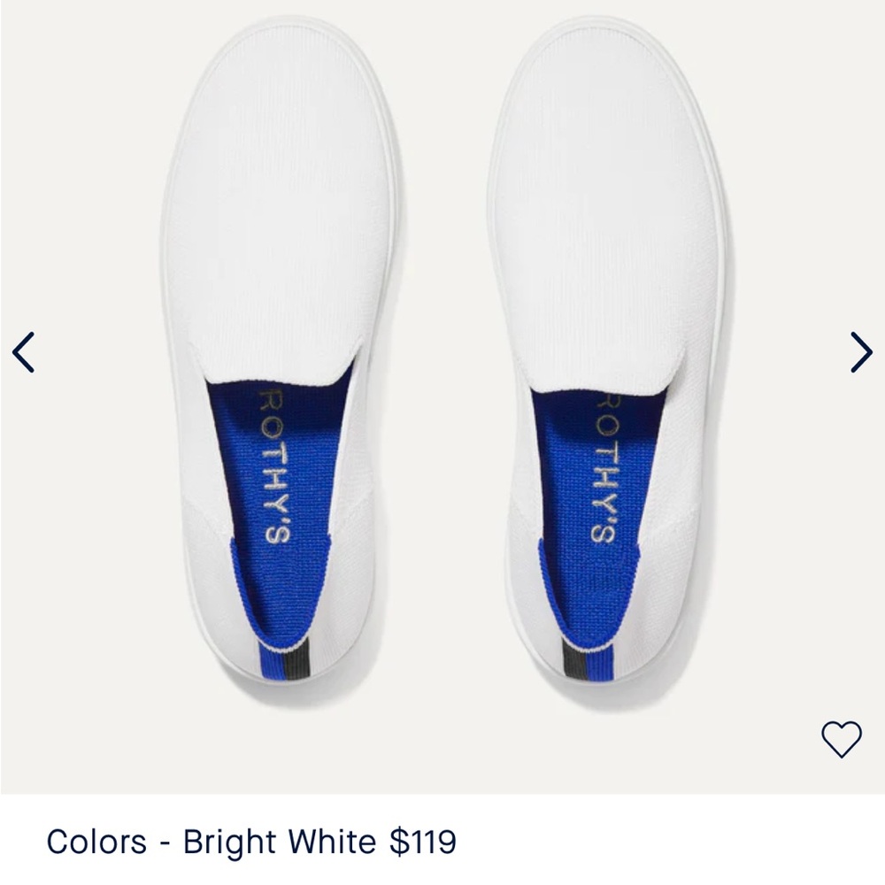 White Slip on Rothy’s Size 6 - Picture 2 of 7